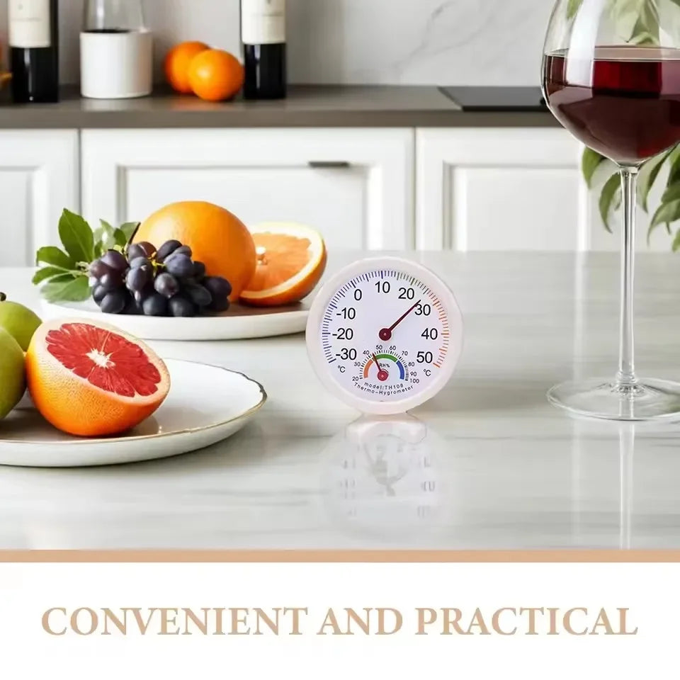 Mini Fridge Thermometer & Hygrometer