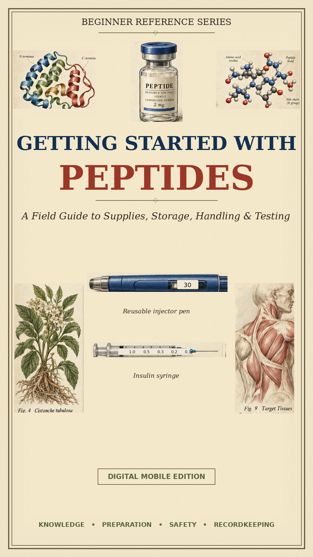 Getting Started With Peptides digital field guide cover