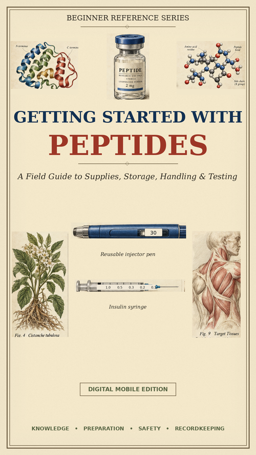 Getting Started With Peptides digital field guide cover